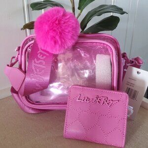 TOP PRIZE - SPIN WHEEL BUNDLE SHOW: NEW LUV BETSEY JOHNSON PINK CROSSBODY BAG